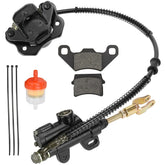 FVRITO rear brake master cylinder caliper assembly, side view for ATVs.