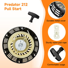 FVRITO recoil starter cover features rugged construction for heavy-use machines.
