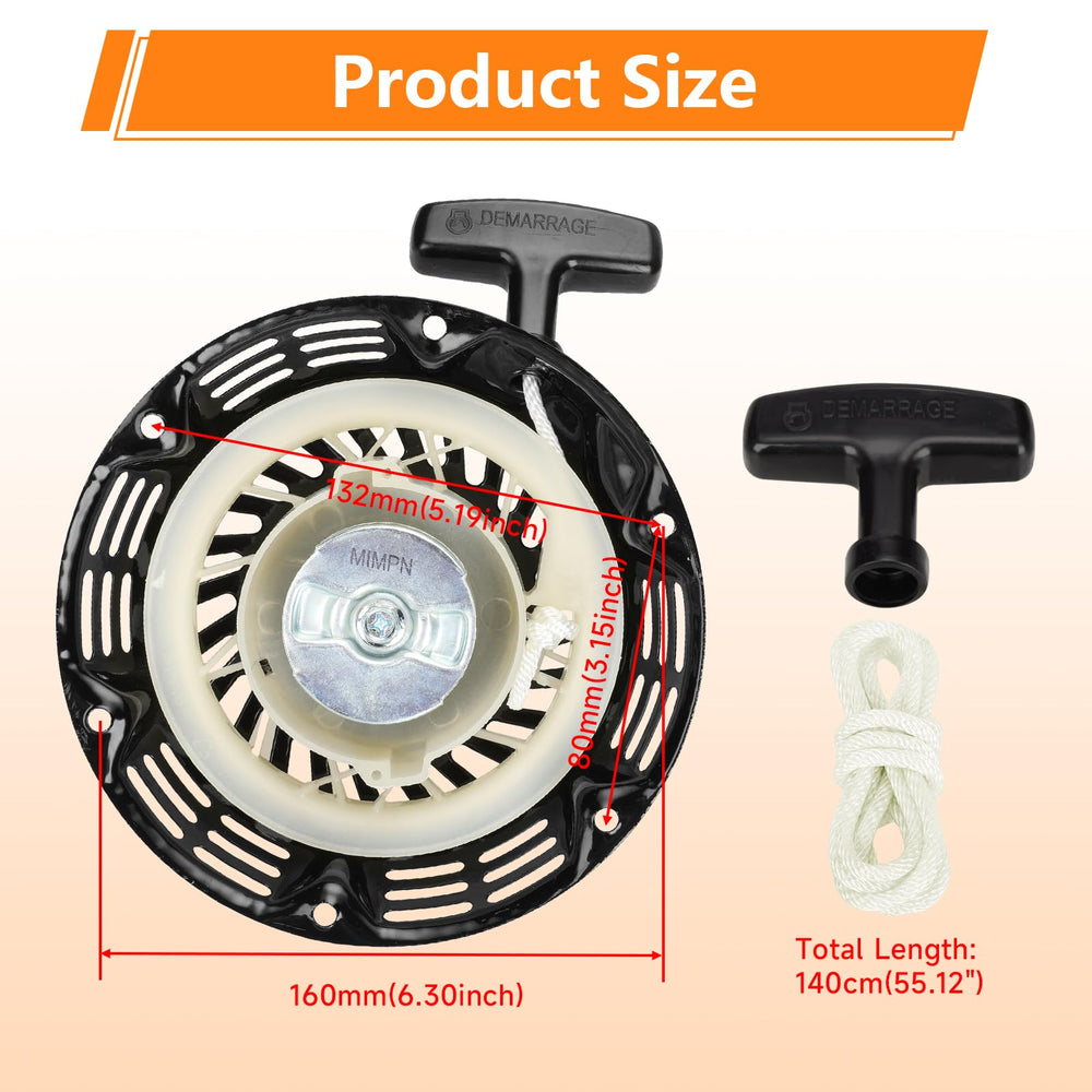 FVRITO spark plug included enables reliable ignition and quick setup.
