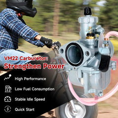 FVRITO VM22 38mm air filter improves airflow for smoother throttle response