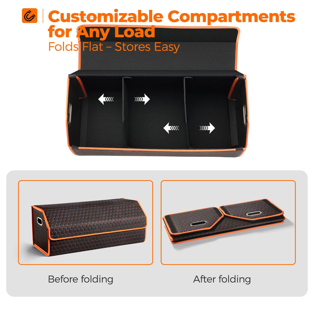 Fyzeoty suv trunk storage water-resistant leather for durable daily use.