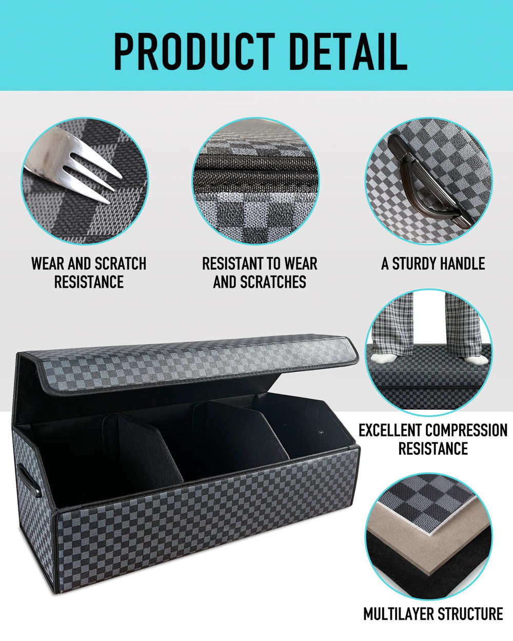 Fyzeoty adjustable compartments tailor storage for sports gear or kits.