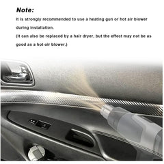 FZJDSD pillar trim decal creates uniform style throughout the interior.