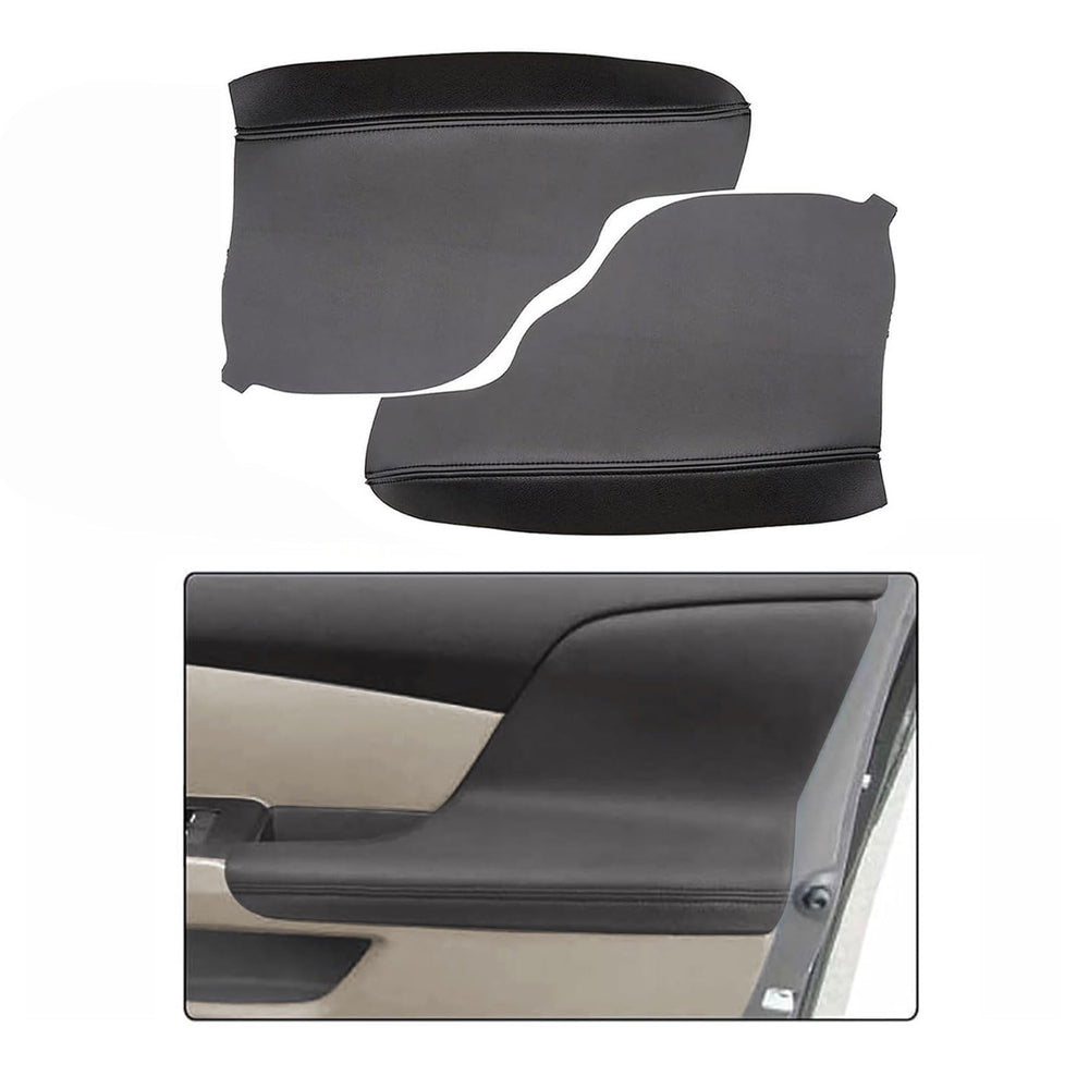 FZJDSD Odyssey armrest cover in black microfiber protects the door panel and adds premium texture.