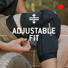G-Form Pro-Rugged 2 knee guard with adjustable strap for secure fit