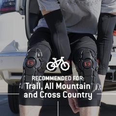 G-Form Pro-X3 knee guards are machine washable for easy cleaning after muddy rides