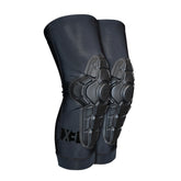 G-Form Pro-X3 knee guards worn during mountain biking for flexible protection