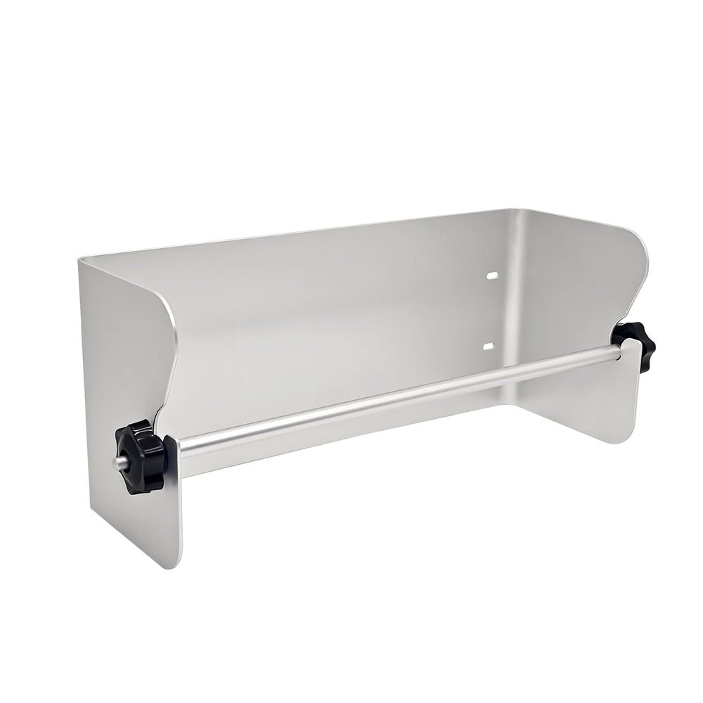 G-Sunny aluminum wall-mount towel holder on a workshop wall for convenient access