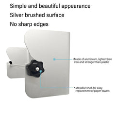 G-Sunny open-design towel holder enables quick towel replacement in garage