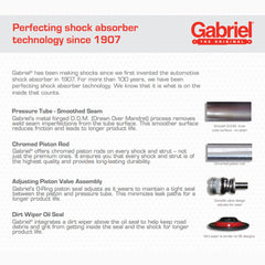 Gabriel 14039 steering damper during off-road driving provides steadier steering