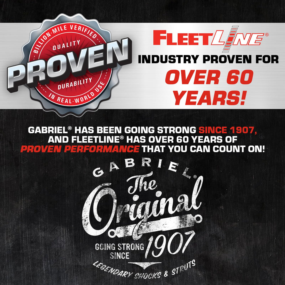 Gabriel FleetLine 83038 durable piston seal reduces leaks