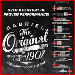 Gabriel FleetLine 83038 formulated shock oil minimizes fade