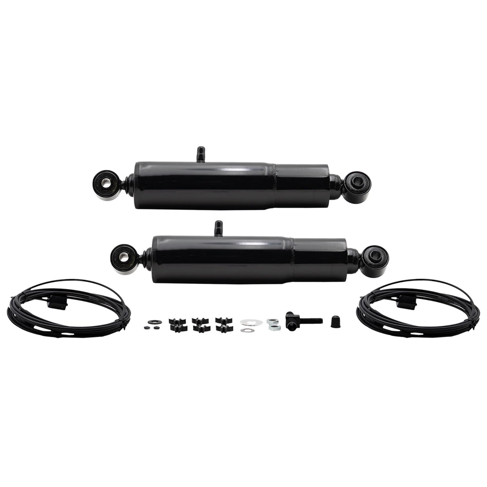 Gabriel Hijackers rear adjustable air shocks for towing with leveling advantage