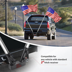 GADFISH easy-install flagpole mount without tools for quick setup.
