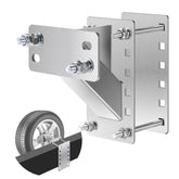 GADFISH reinforced stainless steel spare tire carrier ensures durability in outdoor use.