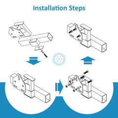 GADFISH 18-month warranty supports reliable spare tire mounting.