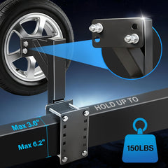 GADFISH welded triangular back plate provides robust support for trailers.