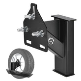 GADFISH stake-pocket spare tire mount with triangle structure for stable attachment.