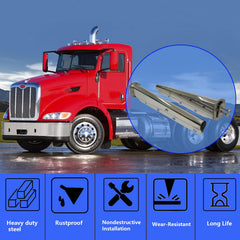 GaeaAuto packaged pair includes left and right mudflap hangers for easy fit.
