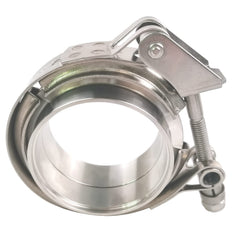 Unboxing view with packaging and included clamps and flanges