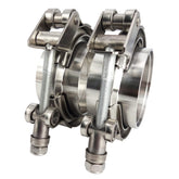GaeaAuto quick-release V-band clamp for 2.5-inch piping enables fast connect and release