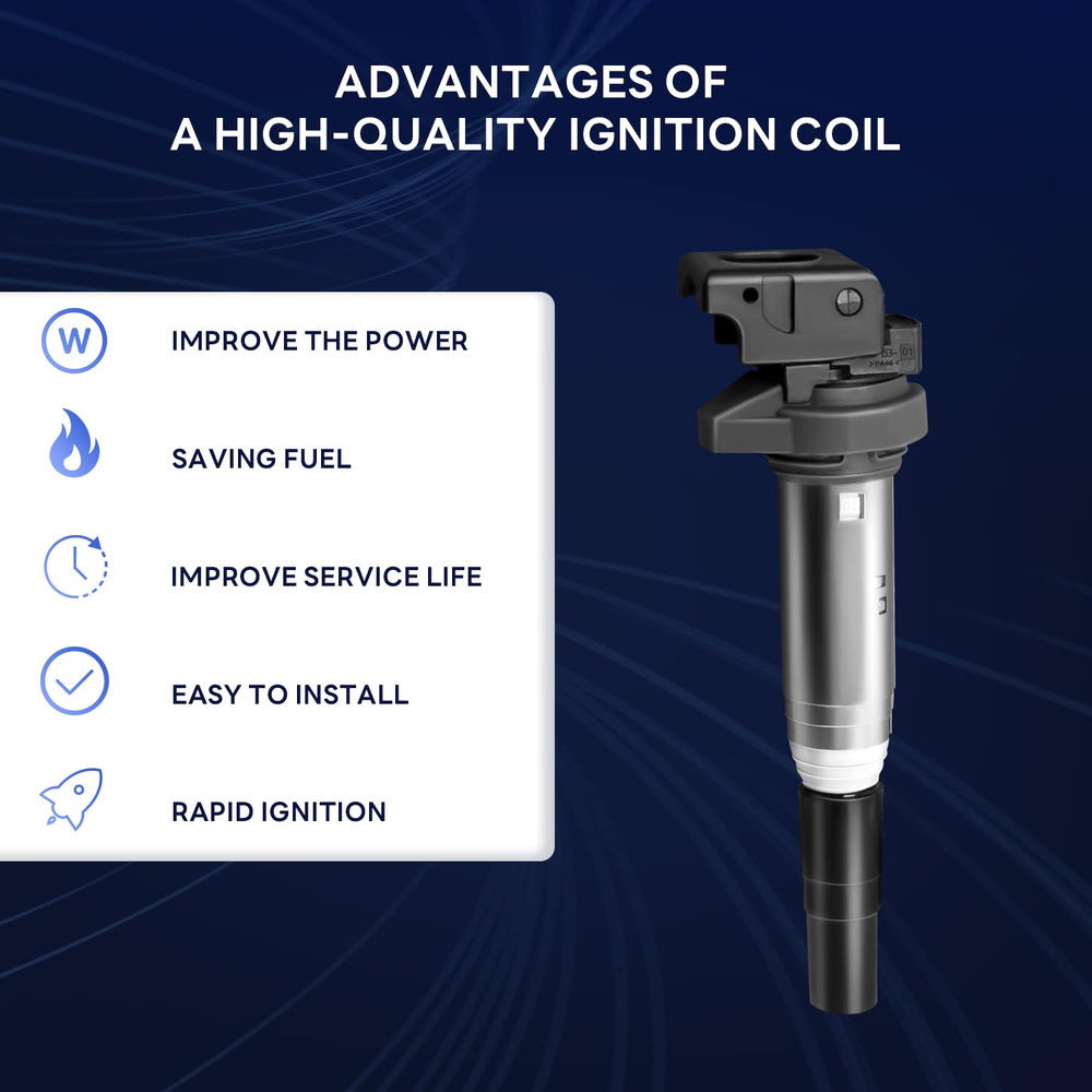 GAGOLCAR iridium spark plugs set four for BMW 2.0L deliver consistent spark and smoother idle.