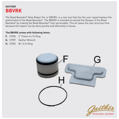 Gaither's Super Slick'em ergonomically designed handheld tool for comfortable use.