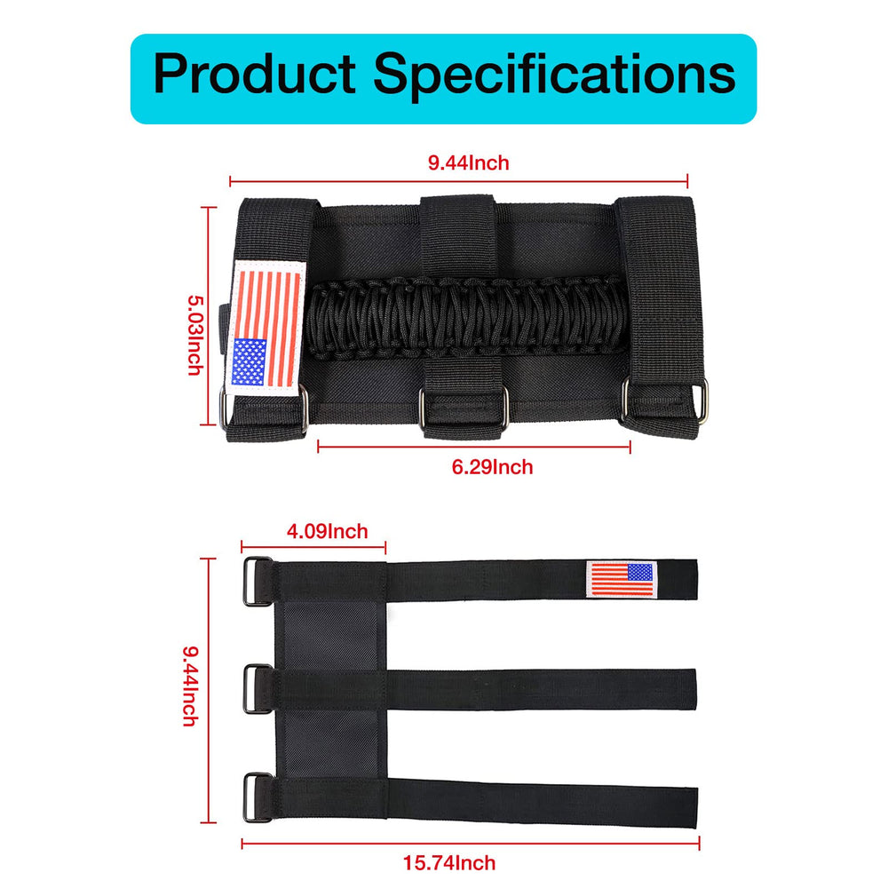 GAIZON black with USA flag design interior accent