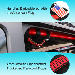 GAIZON grab handles on Gladiator roll bar provide reliable handholds