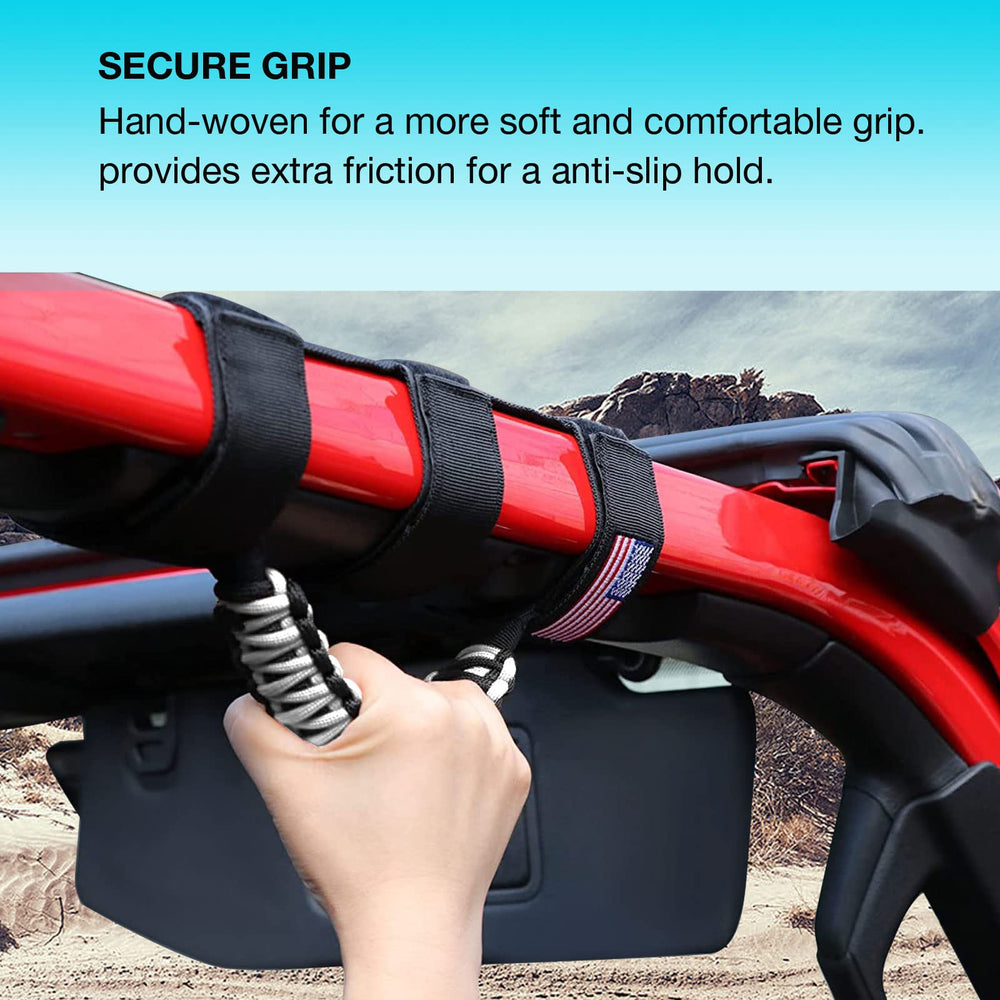 GAIZON paracord grab handles offer durable support on tough trails