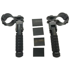 GALEPICK universal foldable pedal front view highlights compact storage and quick mounting.