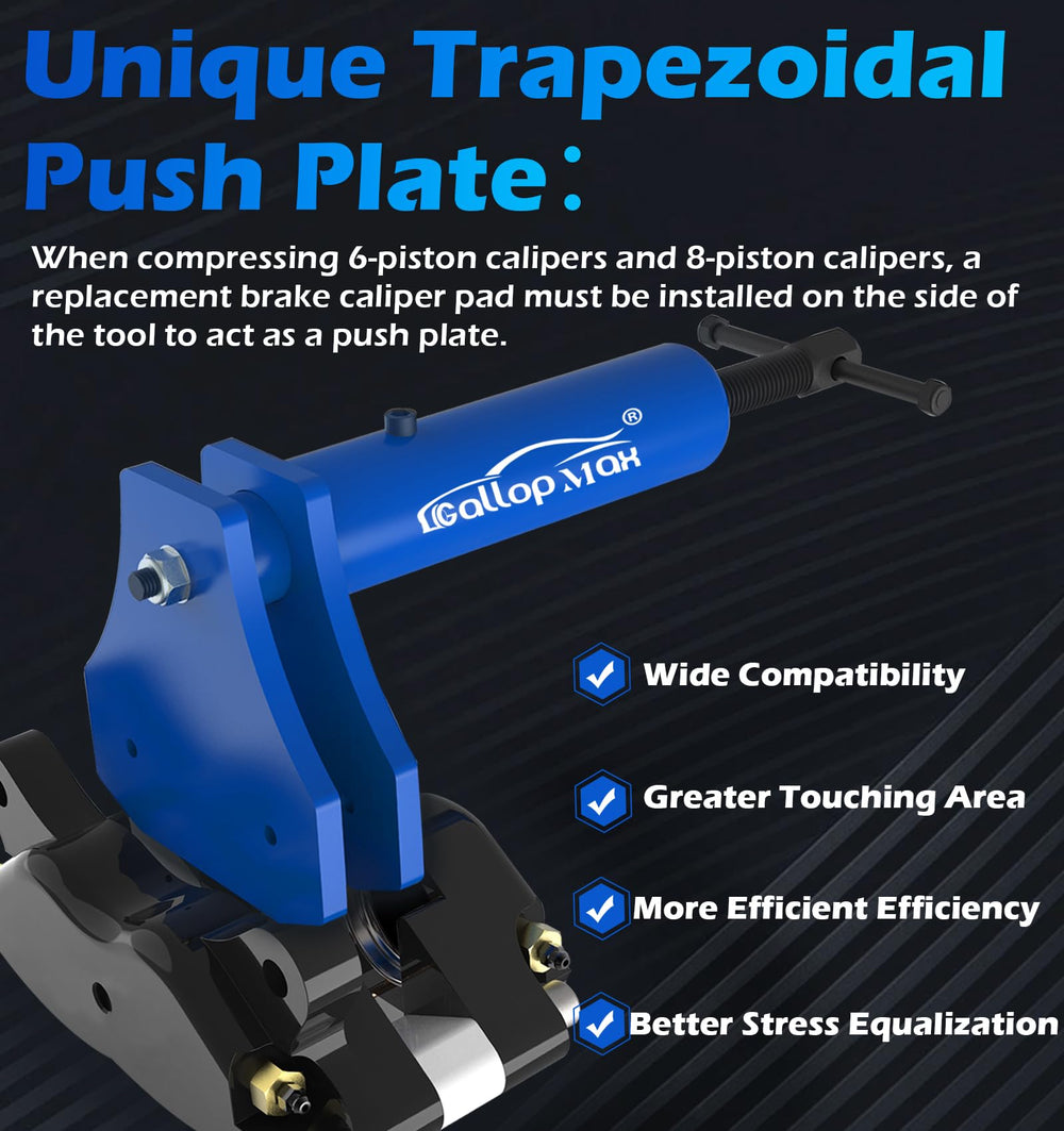 GallopMax heavy duty center screw bar and T-bar extend tool durability.