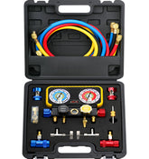 GallopMax four-valve gauge set front view for versatile HVAC service.