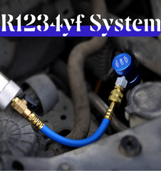 GallopMax R134A low-side quick coupler ready for quick connections.