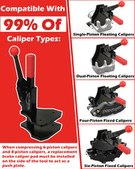 GallopMax universal brake caliper press tool precise piston retraction