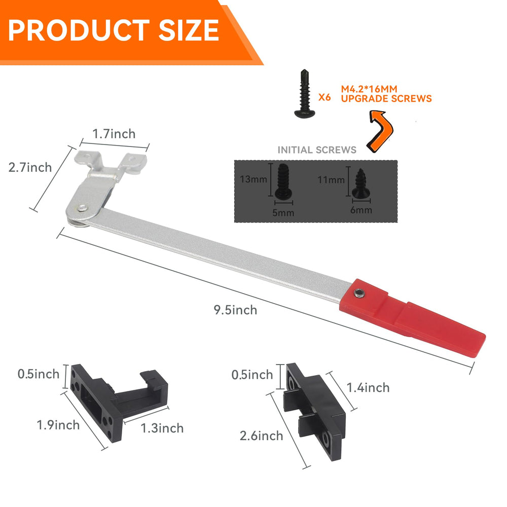 GAMPRO exit window holder provides sturdy support on any RV window during travel.