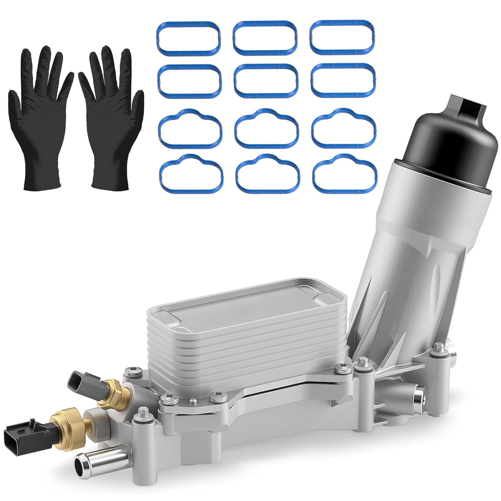 GAOBEN 926-876 aluminum oil filter housing, durable replacement for plastic units.