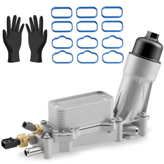 GAOBEN 926-876 aluminum oil filter housing, durable replacement for plastic units.