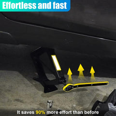 GAOLAOSY universal-fit jack suits most cars and SUVs for routine maintenance.