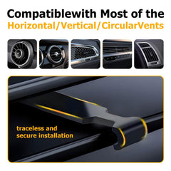 Gaolerbee vent-mount mini symphony shows durable clip-on design.