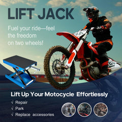 GAOLLY wide deck offers ample contact area for different motorcycles.