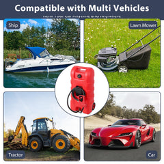 GAOMON Fuel Caddy wheels and top handle enable smooth mobility.