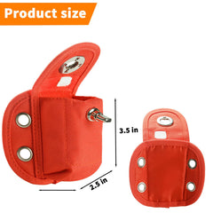 GAQUECY transponder mounting pouch waterproof material close-up highlighting rugged nylon durability
