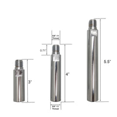 Gaquolam extension shaft 4 inch enables safer access in tight spots.
