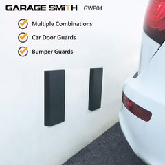 Garage Smith GWP04 cuttable flexible strip adapts to 90-degree walls and curved edges.