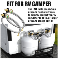 GardenNow hose includes wrench to simplify connection and tightening.