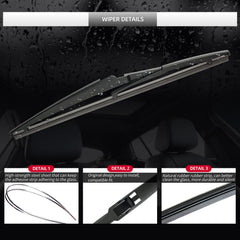 Gardimu all-weather rear wiper for Toyota Sienna delivers streak-free wipes.
