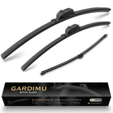 GARDIMU Porsche Cayenne front wiper blade offering crystal-clear rain visibility.