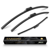 Gardimu Porsche Macan front wiper blade enhances visibility in rain and mist.