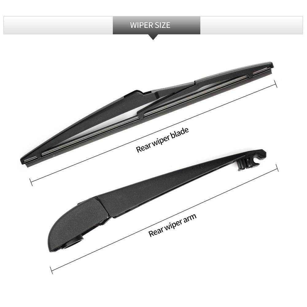 GARDIMU Tucson rear wiper blade and arm installation, easy swap in minutes